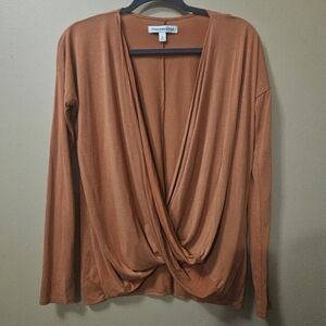Abercrombie And Fitch Women's Size S Twist Front Low Front Longsleeve Top